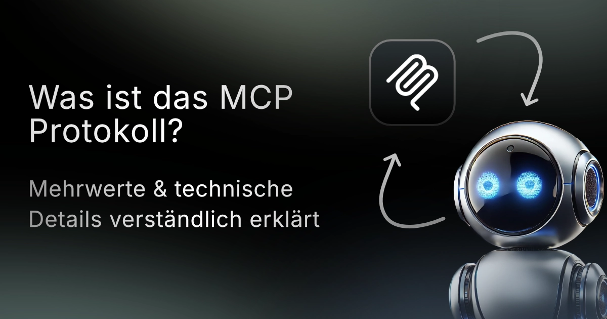 Visualisierung des MCP-Protokolls zwischen KI-Agenten und Unternehmenssystemen